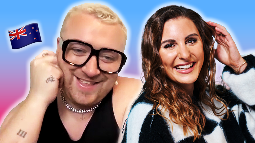 Sam Smith tells Georgia that NZ is their FAVE place to tour and can't wait to bring us GLORIA!