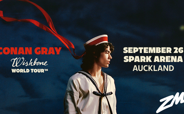 Conan Gray in New Zealand on his Wishbone World Tour 2026