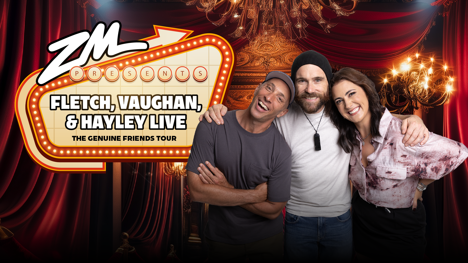 Fletch, Vaughan & Hayley LIVE Attendee Form!