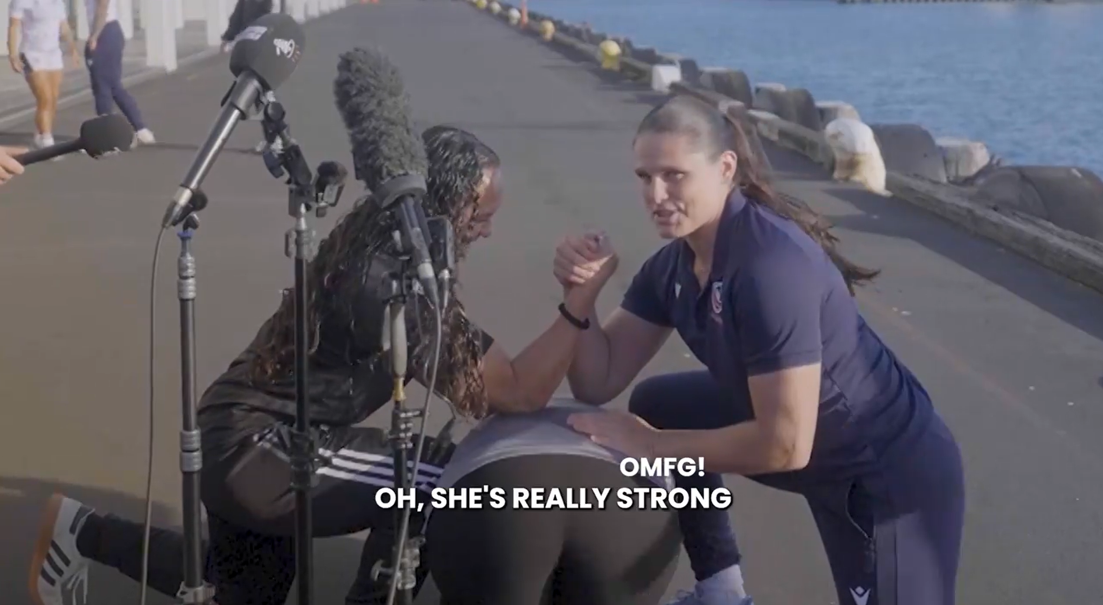 Bree's Bum made the 6pm News