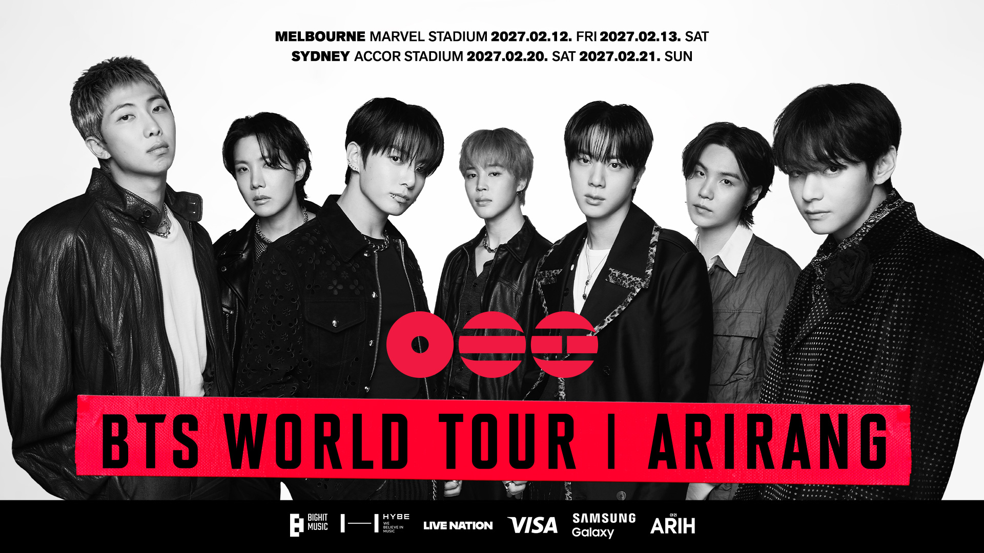 BTS are heading down under, in 2027!