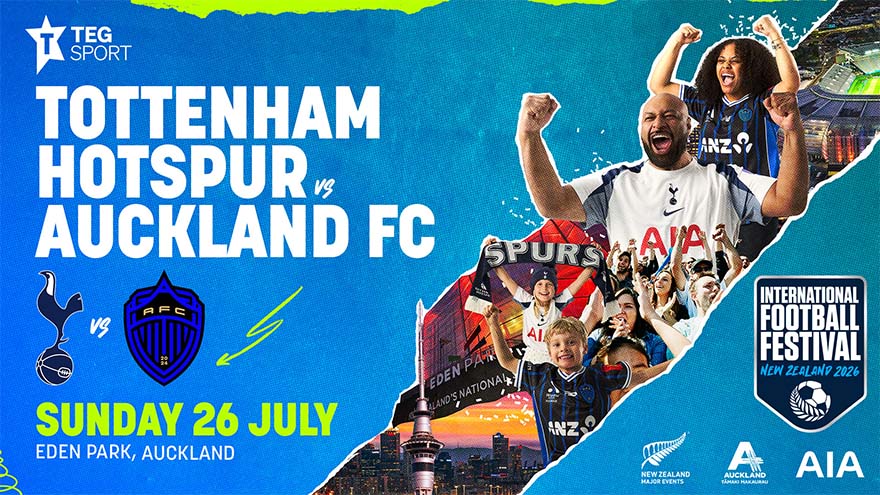 Tottenham Hotspur are coming to Auckland!