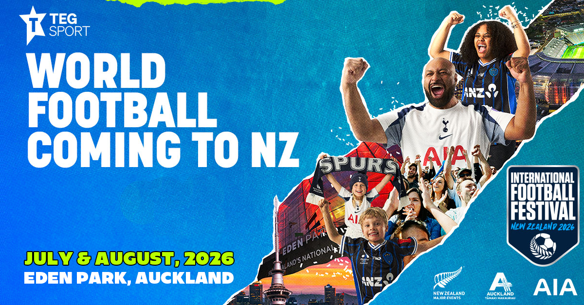 Win tickets to the New Zealand International Football Festival, 2026