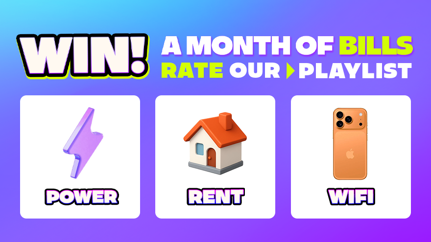 Rate ZM. Win A Month of Bills Covered