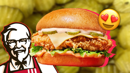 KFC Colonel has dropped his new Sanders' Special Burger and it slaps