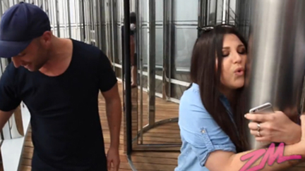 VIDEO: Megan Freaks the F**k Out While Up the Tallest Building In the World