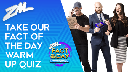 Take our Fact of The Day warm up quiz!