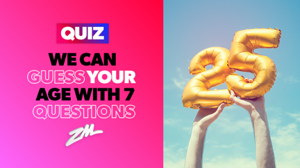 QUIZ: We can guess your age with seven questions