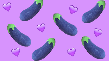 Lush is showing some serious BDE, with these hilariously cute eggplant bath bombs