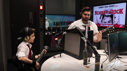 The cast of School of Rock perform on ZMChart