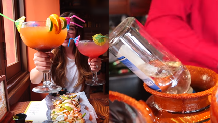 These massive margaritas are made with a whole bottle of tequila