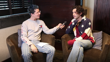 Matty Healy chats to Cam about The 1975's upcoming album