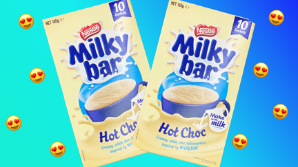 Milkybar Hot Chocolate just launched in NZ and it looks delicious!