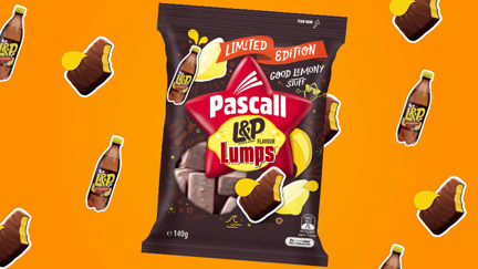 L&P and Pineapple Lumps have combined to make the ultimate Kiwi lollies!
