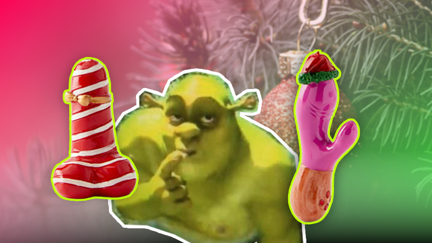 Typo has naughty Christmas ornaments and I can't wait to put them on my tree