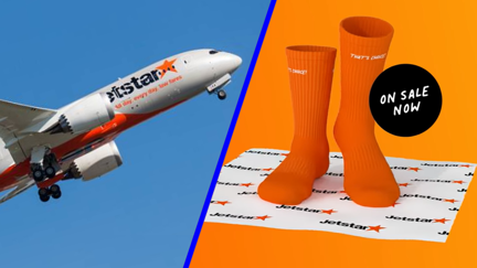 Prank your fam & friends this Xmas with Jetstar socks that are actually $50 travel vouchers!