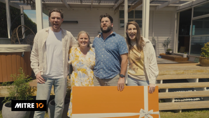 Bree and Clint's Best Christmas Ever with Mitre 10