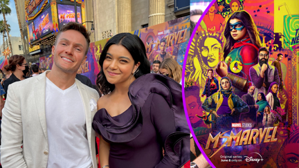EXCLUSIVE: Dean McCarthy caught up with the cast of the new Disney + series Ms. Marvel!