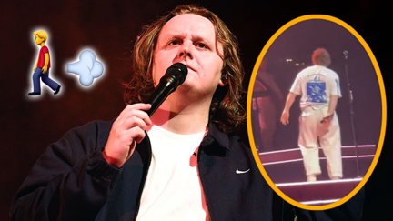 Lewis Capaldi farts into his mic mid-show and tbh it makes us love him more