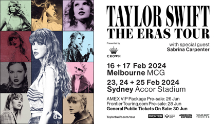 PSA: Taylor Swift The Eras Tour Frontier Member Presale