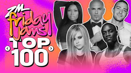 ZM's Top 100 Friday Jams of All Time Countdown - the results!