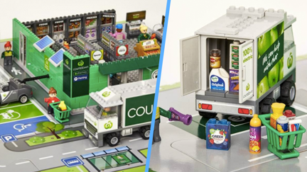 Countdown has released collectable bricks so you can build your own supermarket!