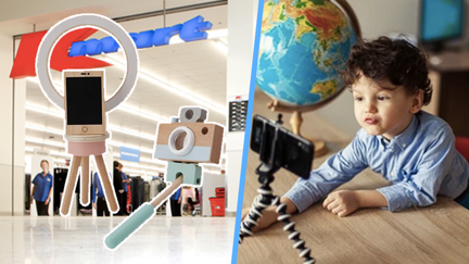 K-mart has released a wooden vlogger set for kids and we're kinda shook
