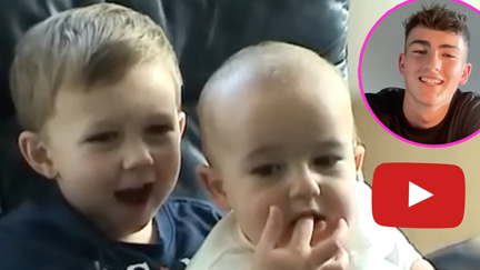 Fletch, Vaughan & Hayley Chat To Charlie From 'Charlie Bit My Finger'