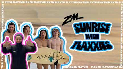 Brooke goes for a Sunrise Swim with the Flaxxies