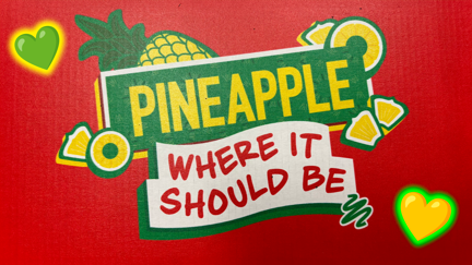 Squiggles and Pineapple have a LOVE / LOVE Relationship