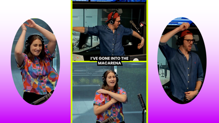 It's a dance off but we're not sure who wins
