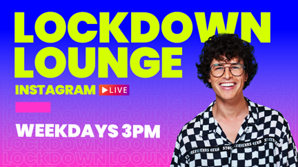 Lockdown Lounge with Cam Mansel - every weekday at 3pm on Instagram LIVE!