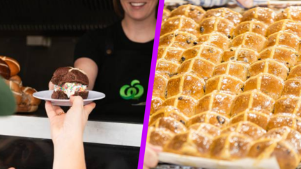 Hot Cross Bun Ice Cream Sandwiches!?!?! SAY LESS