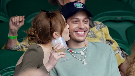 Pete Davidson and Bridgerton star seen loved up at Wimbledon