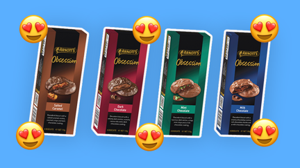 Arnott's launch new range of 'top shelf' biscuits which look IRRESISTIBLE!