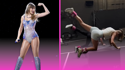 Taylor Swift trains like a professional athlete