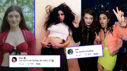 Iconic behaviour: Charli XCX and Lorde danced to their own song at a party