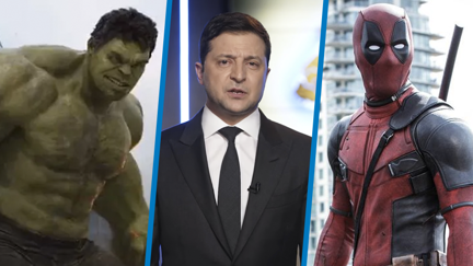 Marvel stars Ryan Reynolds and Mark Ruffalo call Ukrainian President Zelenskyy the world's real-life superhero