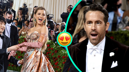 WATCH: Ryan Reynolds reaction to wife Blake Lively's Met Gala dress is couple goals