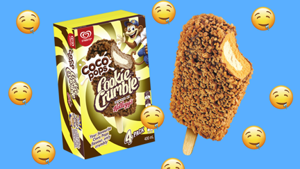 A new Cookie Crumble & Coco Pops ice-cream has dropped TODAY!
