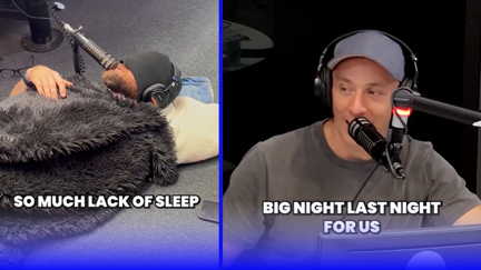 FVH did the show hungover af