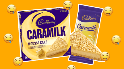 Cadbury and Sara Lee's Caramilk Mousse Cake has finally hit shelves in NZ!