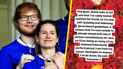 Ed Sheeran's baby daughter has also tested positive for Covid-19