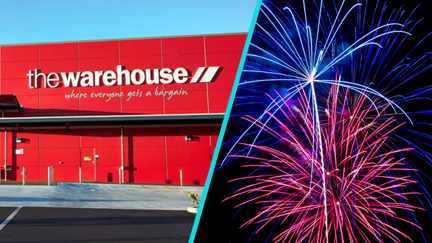 The Warehouse have officially banned the sale of fireworks