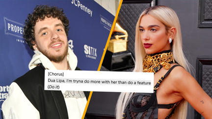 Jack Harlow reveals Dua Lipa's awkward response to his thirst trap song about her