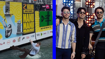 The Jonas Bros have landed in NZ with a SPLASH