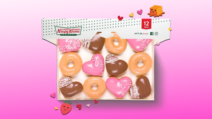 Will you be Krispy Kreme's Valentine?