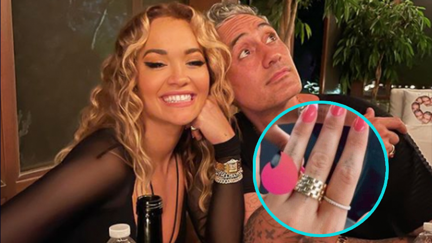 This picture has sparked the rumour Taika Waititi and Rita Ora are engaged