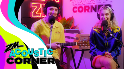 Foley got our hands in the air during 'Smooth It Over' live in ZMs Acoustic Corner!