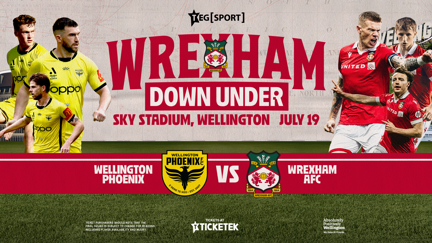 Wrexham AFC are coming to NZ